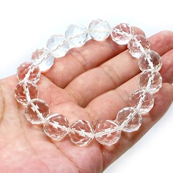 Amazon.co.jp: [ジェムバザール] 水晶 クリスタル【カット】14mm